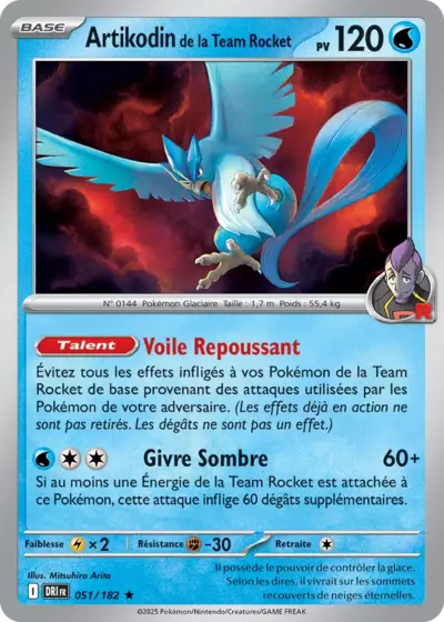 DRI 051/182 Artikodin de la Team Rocket