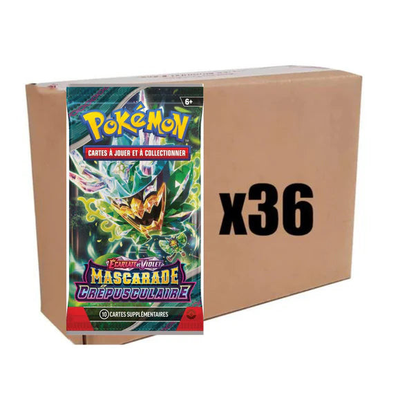 Case 36 boosters sous blister - EV06 - Mascarade Crépusculaire