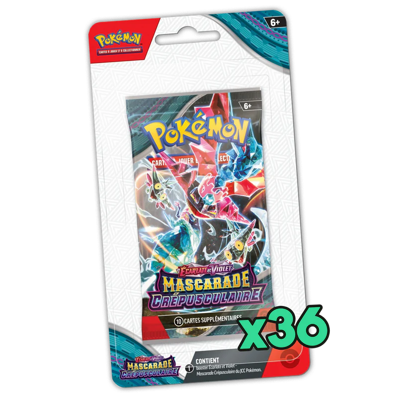 Case 36 boosters sous blister - EV06 - Mascarade Crépusculaire