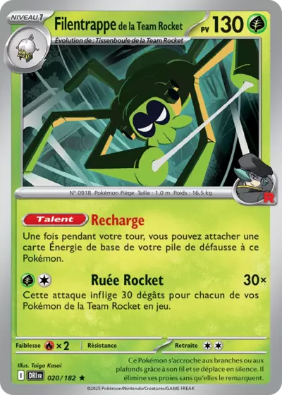 DRI 020/182 Filentrappe de la Team Rocket