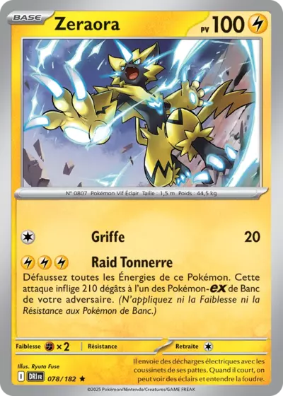DRI 078/182 Zeraora