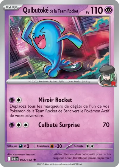 DRI 082/182 Qulbutoké de la Team Rocket