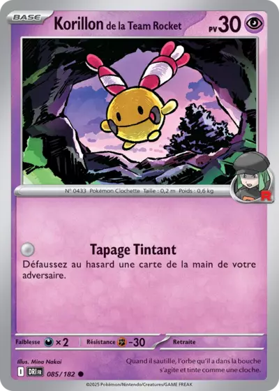 DRI 085/182 Korillon de la Team Rocket