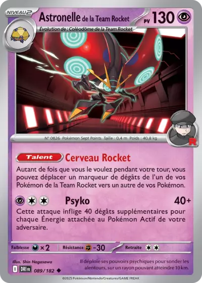 DRI 089/182 Astronelle de la Team Rocket