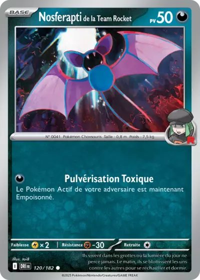 DRI 120/182 Nosferapti de la Team Rocket