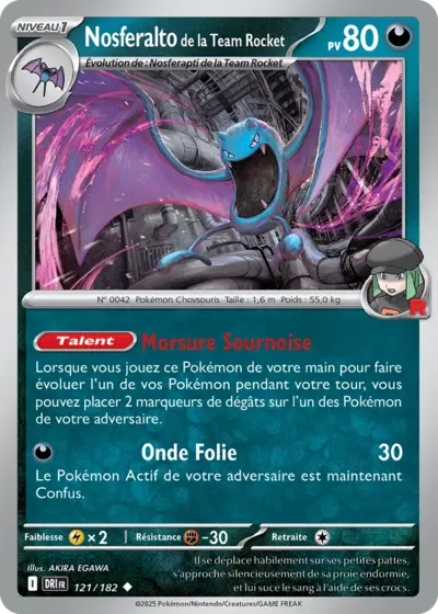 DRI 121/182 Nosferalto de la Team Rocket