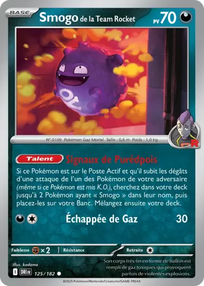 DRI 125/182 Smogo de la Team Rocket