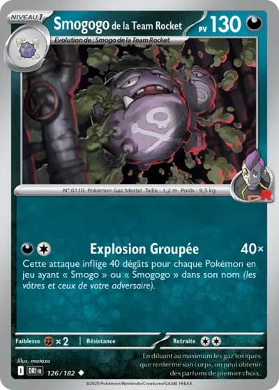 DRI 126/182 Smogogo de la Team Rocket