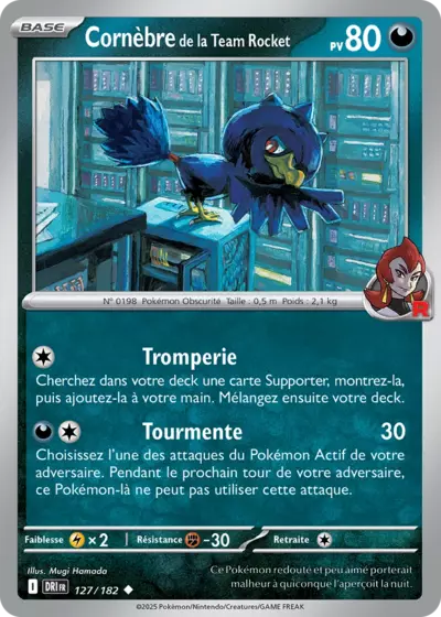 DRI 127/182 Cornèbre de la Team Rocket