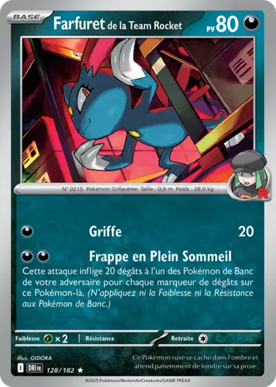 DRI 128/182 Farfuret de la Team Rocket