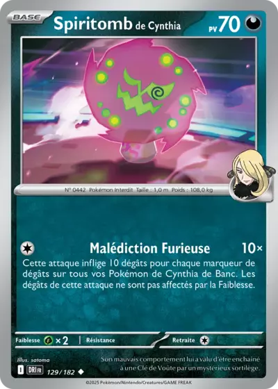 DRI 129/182 Spiritomb de Cynthia