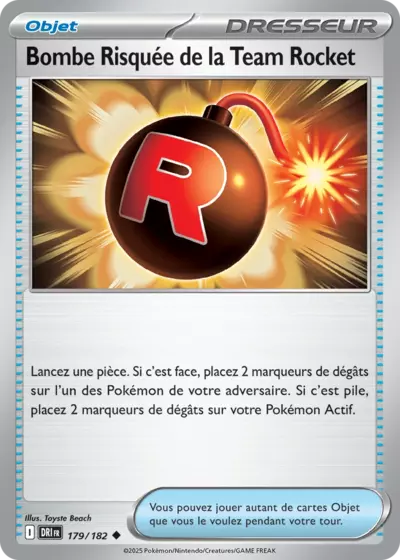 DRI 179/182 Bombe risquée de la Team Rocket