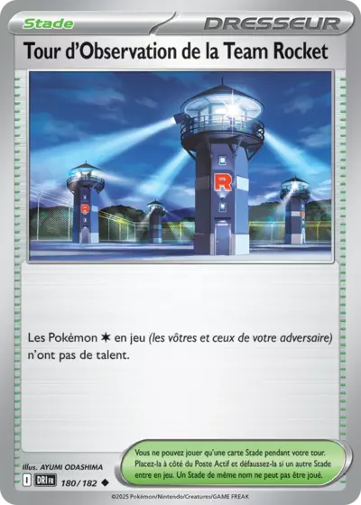 DRI 180/182 Tour d'Observation de la Team Rocket