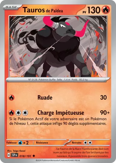 SSP 018/191 Tauros de Paldea