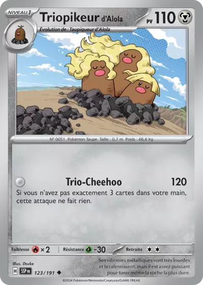 SSP 123/191 Triopikeur d'Alola