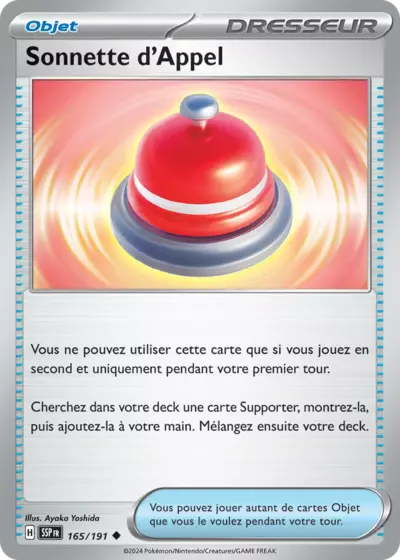 SSP 165/191 Sonnette d'Appel