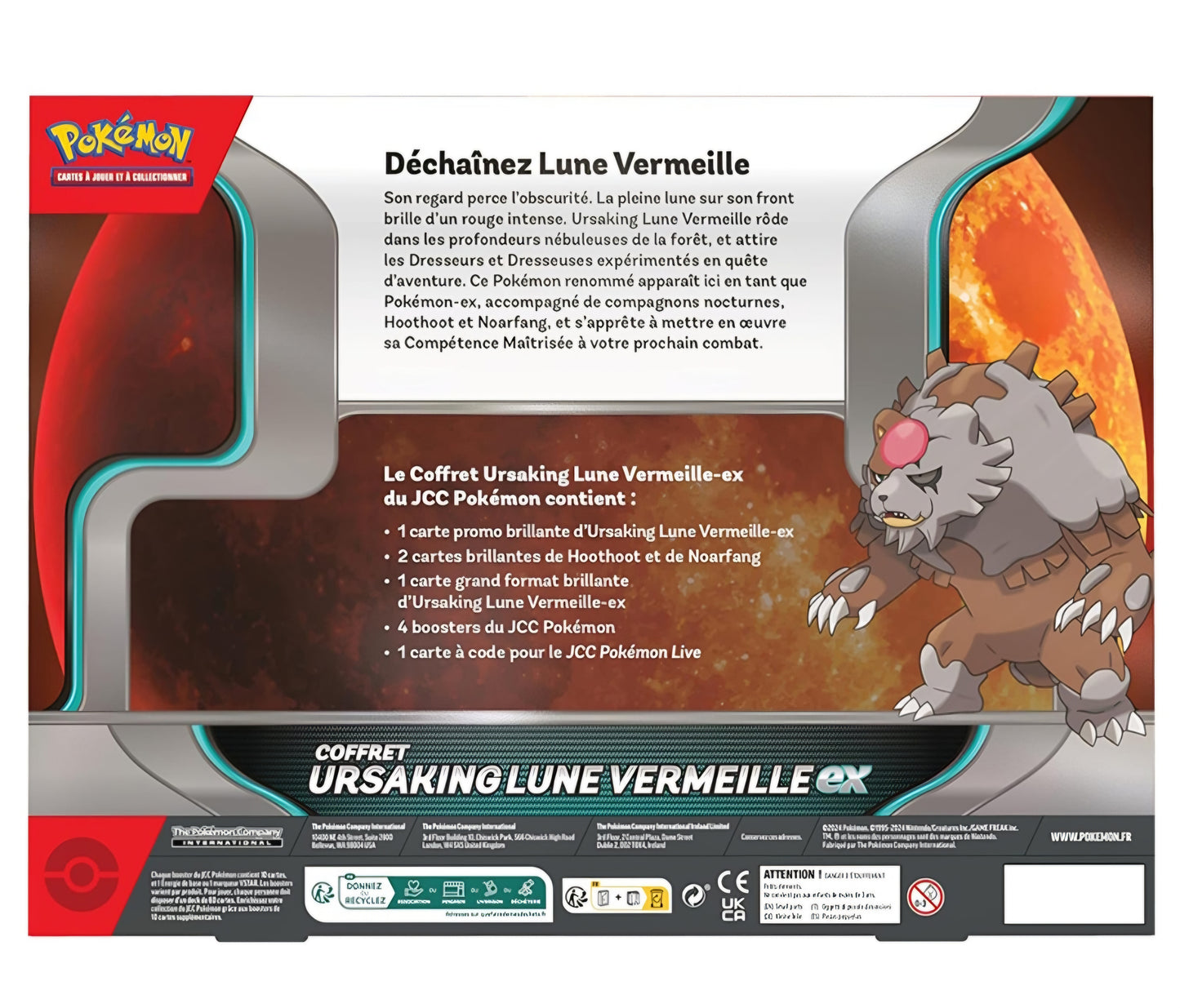 Coffret Ursaking Lune Vermeille
