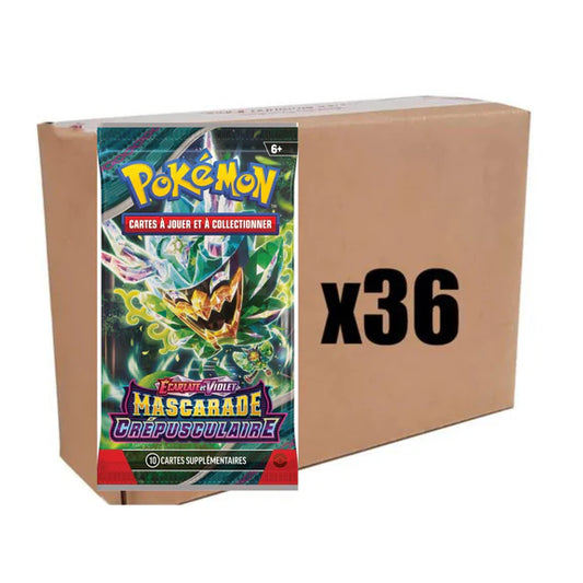 Case 36 boosters sous blister - EV06 - Mascarade Crépusculaire