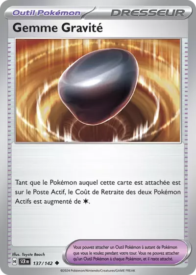 SCR 137/142 Gemme Gravité