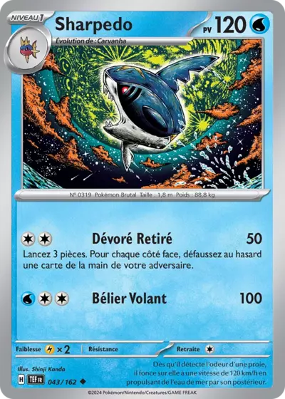 TEF 043/162 Sharpedo
