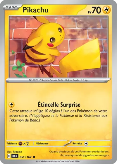 TEF 051/162 Pikachu