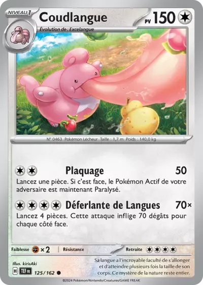 TEF 125/162 Coudlangue