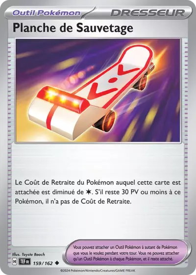 TEF 159/162 Planche de Sauvetage